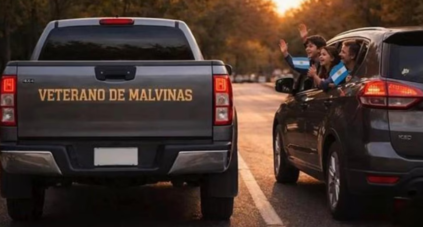 C&oacute;mo es la iniciativa de las calcoman&iacute;as &ldquo;Veterano de Malvinas&rdquo;, el homenaje espont&aacute;neo para los ex combatientes