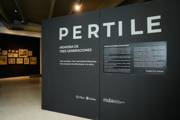 Memoria de Tres Generaciones: Zdero acompa&ntilde;&oacute; la exposici&oacute;n P&eacute;rtile y destac&oacute; el legado cultural del Chaco