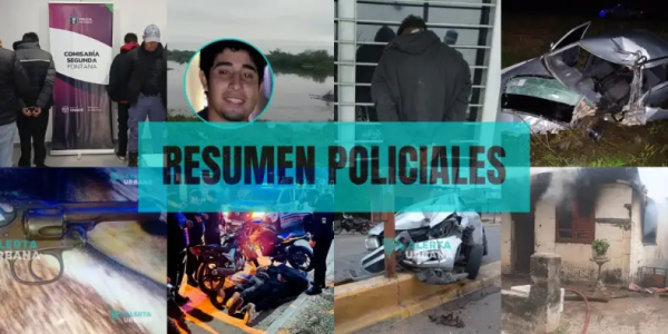 Violento fin de semana en el Chaco: b&uacute;squeda sin pistas, un motociclista fallecido y m&uacute;ltiples detenciones