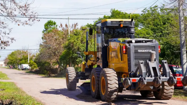 El municipio de Barranqueras avanza con el mantenimiento de calles en el 40 Viviendas